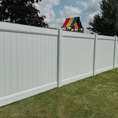 Plastic 6 X 8 Ft Vinyl Fence Panels For Home And Garden Free Sample