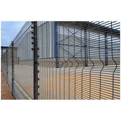 Steel Metal 358 Security Fence Galvanized Barbed Wire No Cut No Climb Fence
