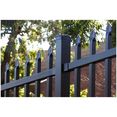 6ft*8ft Custom Wrought Iron Fence Powder Coated Steel Picket Fence