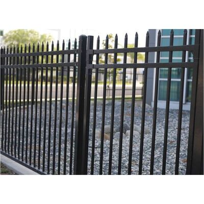 Point Welding Or Full Welding Aluminium Picket Fence Panels Wrought Iron Garden Fence