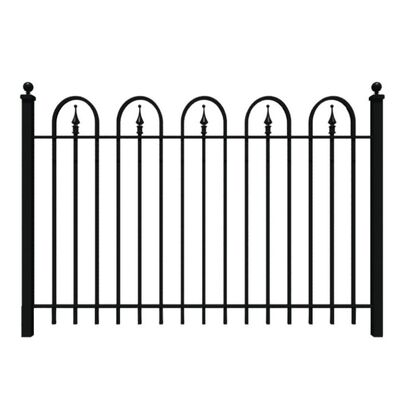 Point Welding Or Full Welding Aluminium Picket Fence Panels Wrought Iron Garden Fence