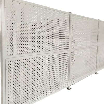 PVC Coated Galvanized Warehouse Fence Temporary Isolation
