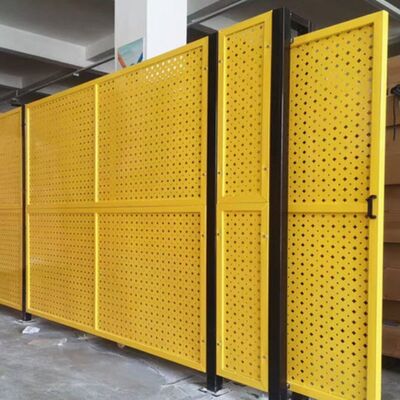 PVC Coated Galvanized Warehouse Fence Temporary Isolation