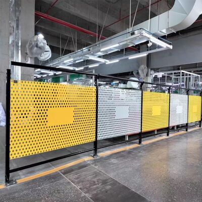 Warehouse Workshop Isolation Fence Galvanized Powder Coated