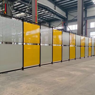 Warehouse Workshop Isolation Fence Galvanized Powder Coated