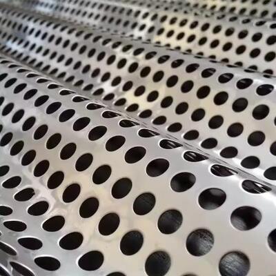 Round Diamond Hole Perforated Metal Punch Plate Stainless Steel Aluminum Punch Plate