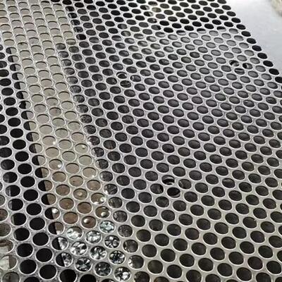 Round Diamond Hole Perforated Metal Punch Plate Stainless Steel Aluminum Punch Plate