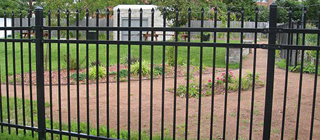 2 Or 3 Rails Metal Picket Fence Panel Wrought Iron Fence Security Trellis Gates