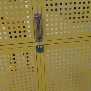 2000mm High Warehouse Fence Punched Plate Fence Diamond Hole Shape