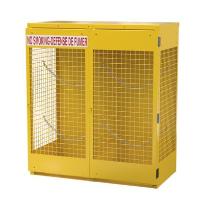 Welded Wire Mesh Gas Bottle Cage Powder Coated Gas Cylinder Cage