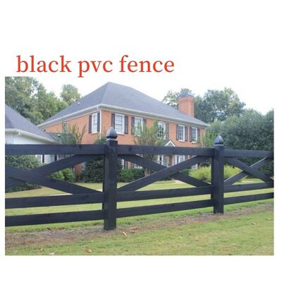 2/3/4 Rails PVC Horse Fencing Outdoor Livestock Fence Rodent Proof