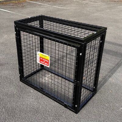 Galvanized Steel Metal Metal Cage For Gas Cylinders Eco Friendly