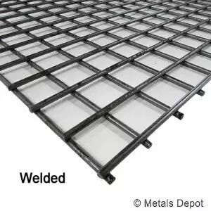 3mm/4mm Wire Diameter Galvanised Mesh Panels 50*50mm Hole Size