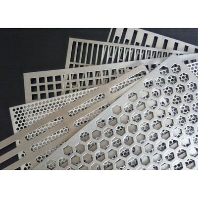 Perforated Aluminium Punch Plate Round Shape Hole 0.5mm-25mm Thickness