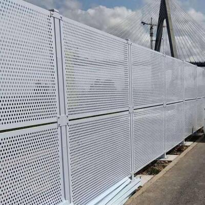 Workshop Isolation Sheet Warehouse Fence Punching Plate Perforated Metal Fence
