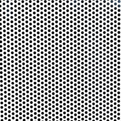 Anti Corrosion Metal Punch Plate Steel 4mm Thickness Round Hole