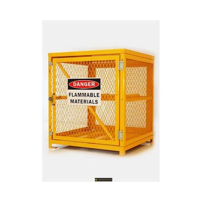 Powder Coated Ventilated Gas Bottle Cage Full Welding 6mm Wire Diameter