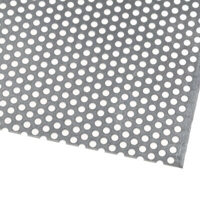Galvanized Steel / Stainless Steel Metal Punch Plate Round Hole