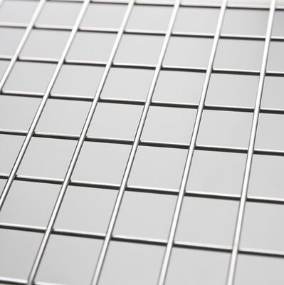 Steel Metal Welded Metal Mesh Fence Panels 25mm*25mm 50mm*50mm Square Hole