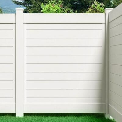 6*8 Feet PVC Privacy Fence Garden Outdoor Decoration 6 Ft Vinyl Fence Panels
