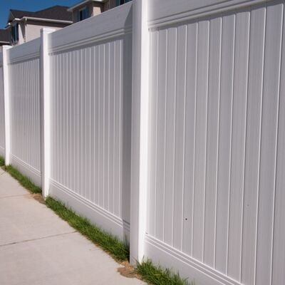 UV Resistance PVC Privacy Fence Used In Home And Garden Protection