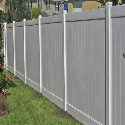 UV Resistance PVC Privacy Fence Used In Home And Garden Protection