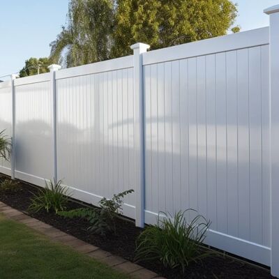 UV Resistance PVC Privacy Fence Used In Home And Garden Protection