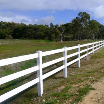 Plastic Horse Farm Fence PVC Ranch Fence Commonly White Black Brown