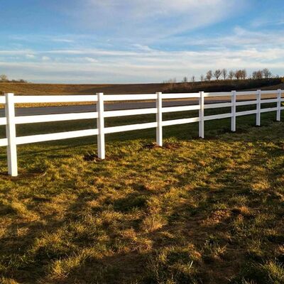 1.2m 1.5m Height PVC Ranch Fence Used In Farm Garden Ranch Plastic Fencing