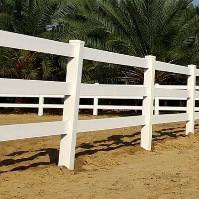 1.2m 1.5m Height PVC Ranch Fence Used In Farm Garden Ranch Plastic Fencing