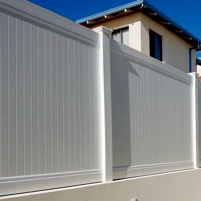 Virgin Material PVC Privacy Fence White Vinyl Outdoor Backyard Garden Fence