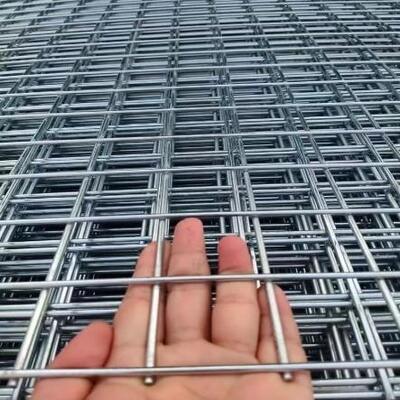 Security Powder Coated Wire Mesh Panels Galvanized Construction Steel