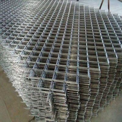 Security Powder Coated Wire Mesh Panels Galvanized Construction Steel