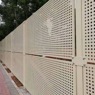 Waterproof Punched Plate Warehouse Fence Used In Warehouse And Workshop Isolation
