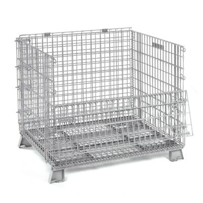 1200*800*1000mm Size Pallet Mesh Cage Hot Dipped Galvanized