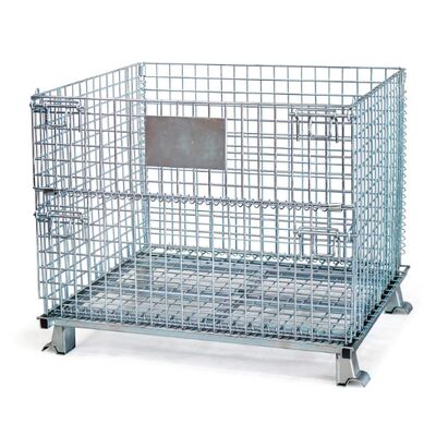 1200*800*1000mm Size Pallet Mesh Cage Hot Dipped Galvanized