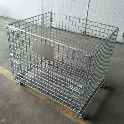 65*105mm Metal Stillage Pallets Cage Stackable And Versatile