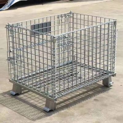 65*105mm Metal Stillage Pallets Cage Stackable And Versatile