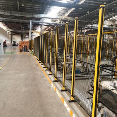 Minimising Risk Industrial Protective Robot Safety Fence Patition Insolation Network