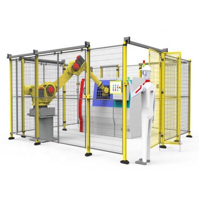 Segmentation Isolation Net Guard Robot Safety Fence Factory Protection System