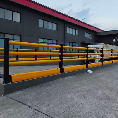 Modular Cash Barrier Flexible Safety Barrier Impact Absorbing Safety Guard For Factory