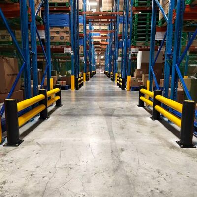 Modular Cash Barrier Flexible Safety Barrier Impact Absorbing Safety Guard For Factory