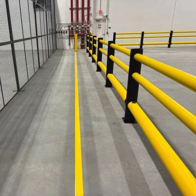 Modular Cash Barrier Flexible Safety Barrier Impact Absorbing Safety Guard For Factory