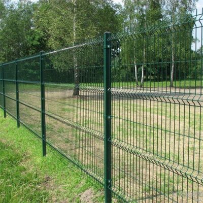 Galvanized Steel Metal 3D Bending Fence Square Hole Shape Fencing