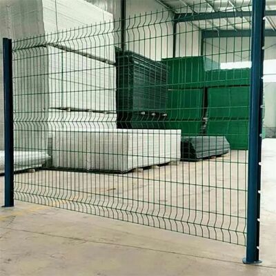 Galvanized Steel Metal 3D Bending Fence Square Hole Shape Fencing