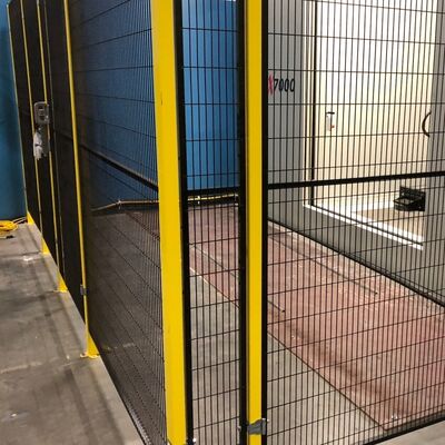 Machine And Equipment Protection Robot Safety Fence 60*60*1.7mm Size Square Post