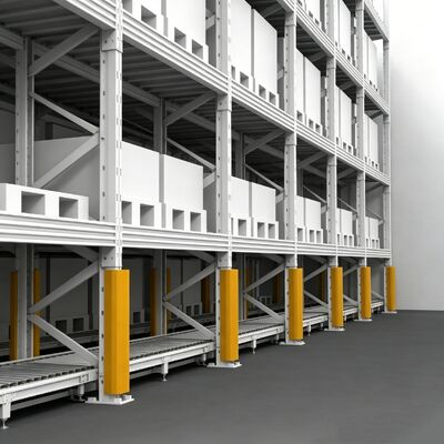 Shelving Protection System Flexible Safety Barrier Resistance to Temperature Extremes UV Aging and Corrosion
