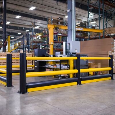 Designed For Traffic Safety Flexible Safety Barrier To Minimize Collision Damage Through Energy Absorption And Dispersion