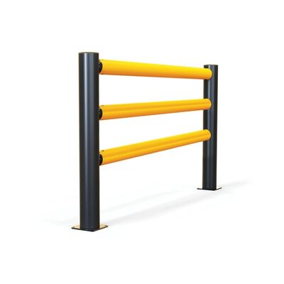 Long Term Durability And Performance Flexible Safety Barrier Constructed To Withstand Harsh Industrial Environments