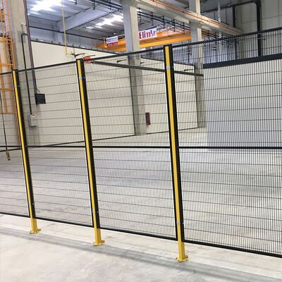 Workshop Fencing Solution Robot Safety Fence Using Metal Mesh Or Transparent Acrylic Panels For Robot Safety